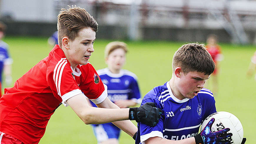 Barnstorming display by Loughinisland U-15 outfit